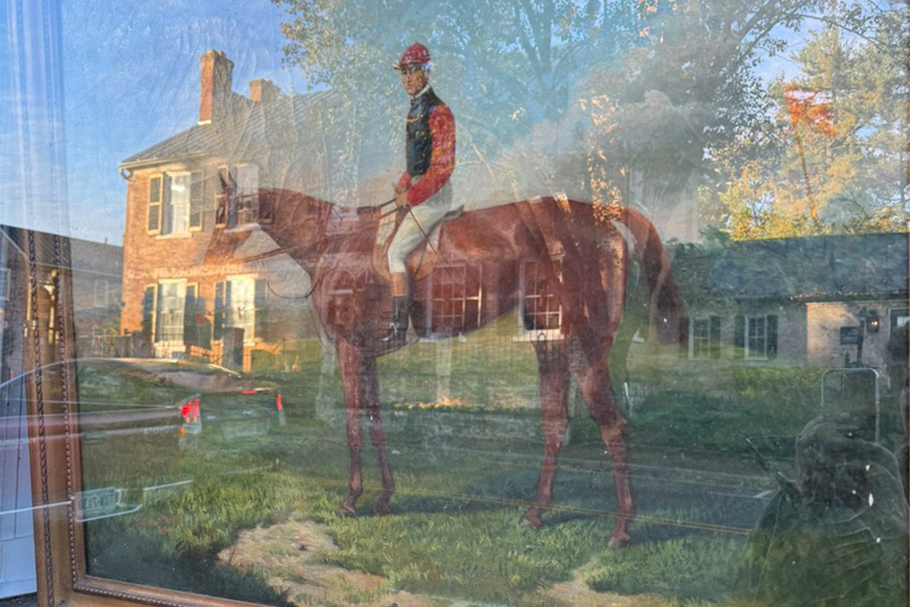 Watercolor illustration of Middleburg, Virginia